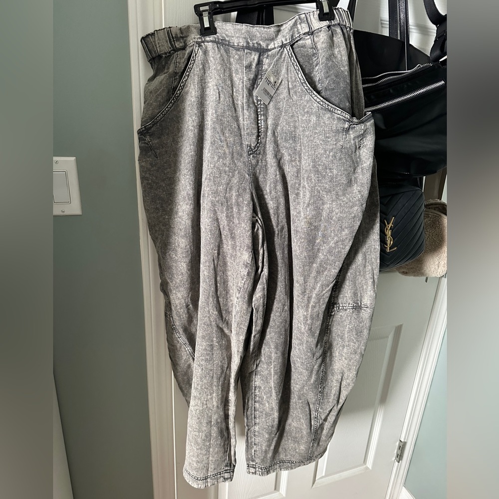 Free People Barrel Pants